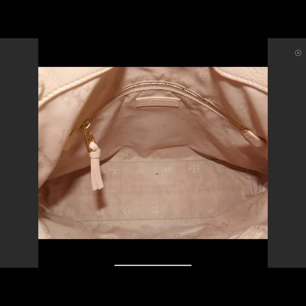 Tory Burch Bryant Quilted leather floral tote - Picture 8 of 8